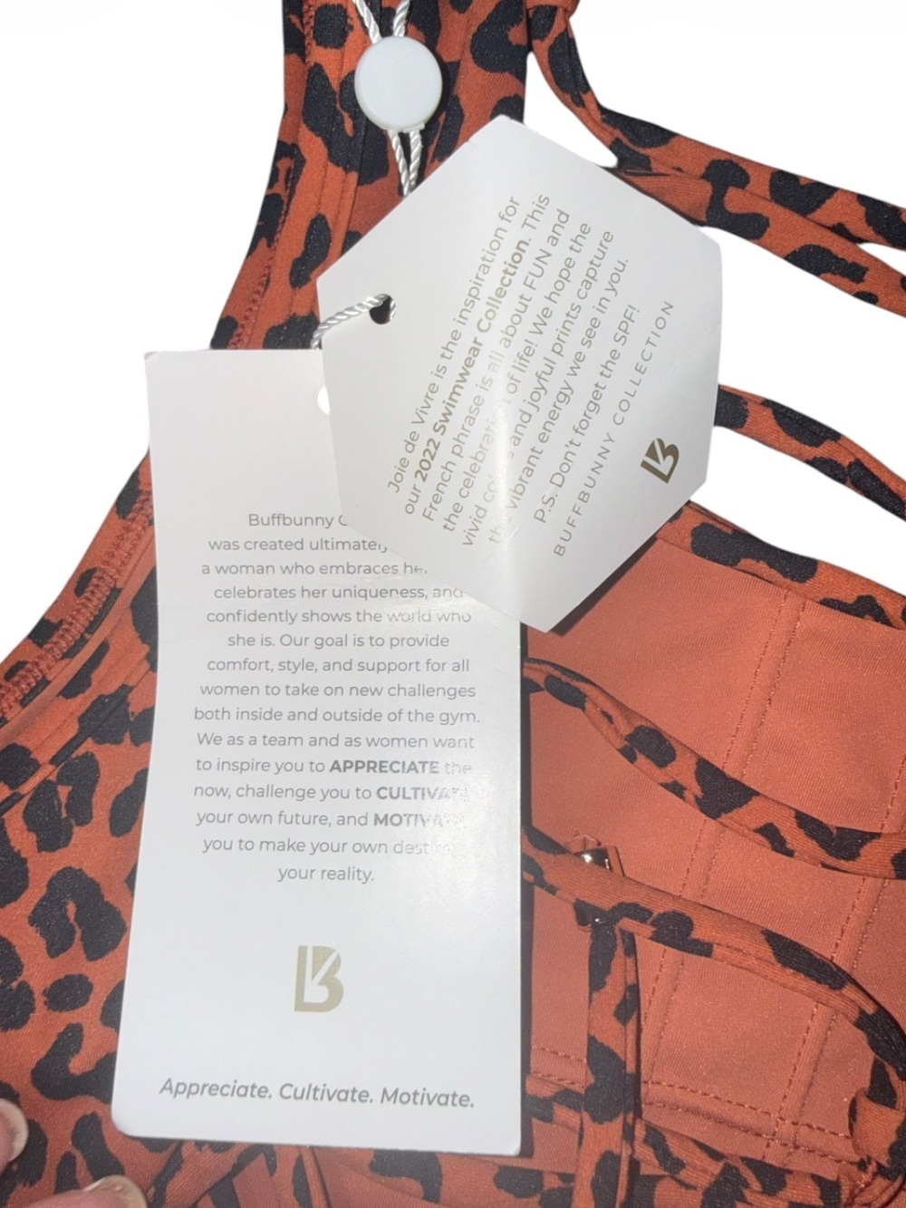 Buffbunny Swim Suit  Leopard Animal Print Cheetah NWT/ NWOT - Picture 3 of 12